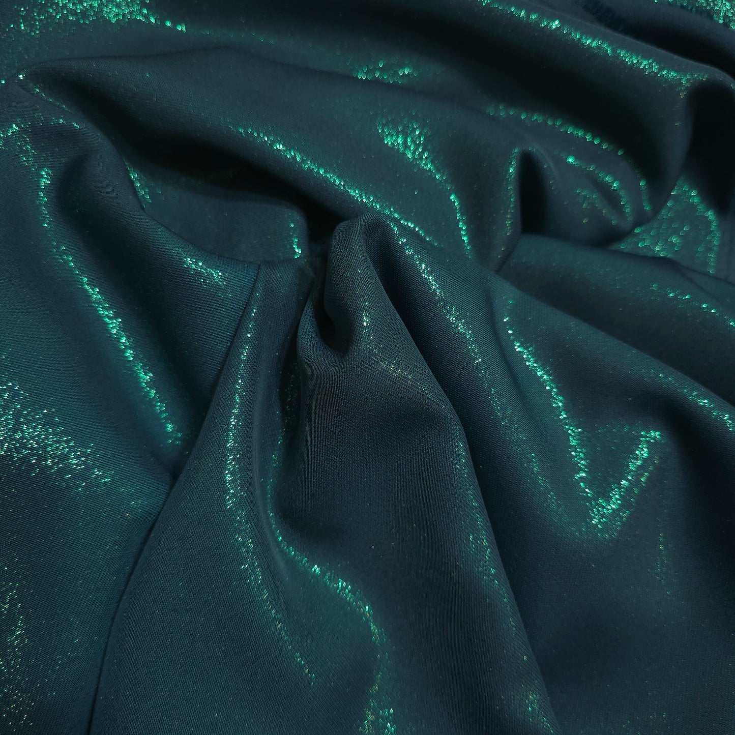 Microfibra brillante / Verde 12 x 75 cm
