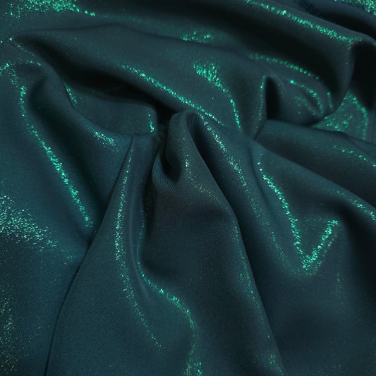 Microfibra brillante / Verde 12 x 75 cm