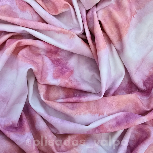 Lycra dupont / tie dye rosa