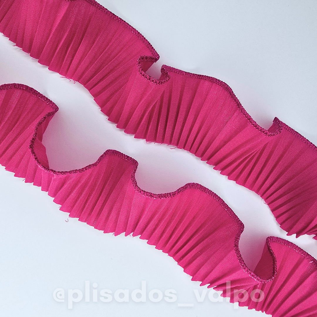 Mini plisado / Full fucsia