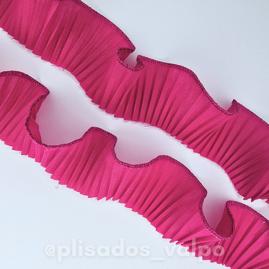 Mini plisado / Full fucsia