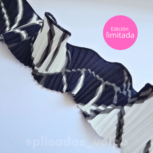 Plisado micro fibra / Aesthetic navy