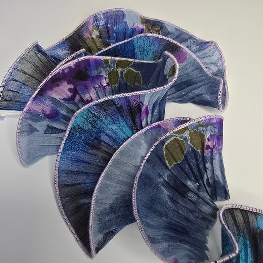 Plisado gasa / Tie dye floral
