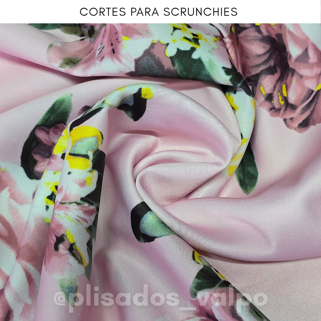 Pandora satín / jardín rosa pastel