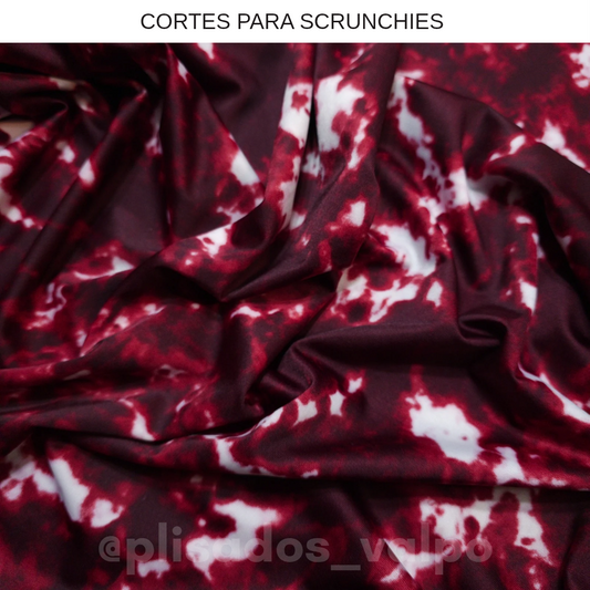 Lycra Dupont / tie dye granate