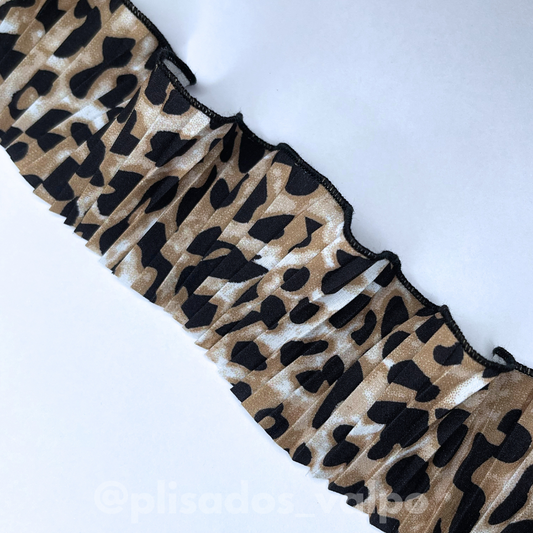 Plisado micro fibra / animal print