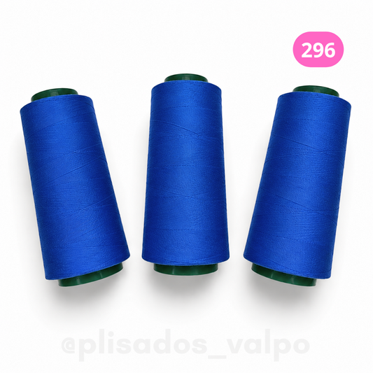 Hilo de coser SABLE alta resistencia / azúl rey (296)