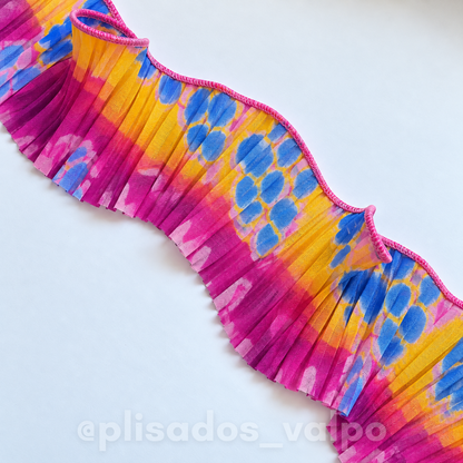Plisado gasa / tie dye verano