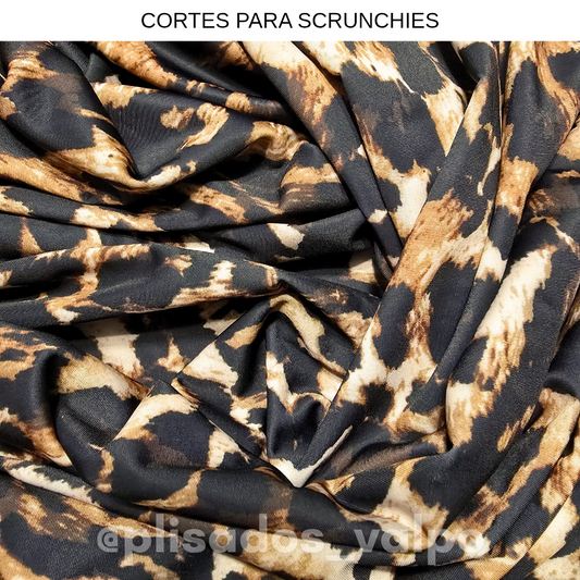 Lycra dupont / Animal print café