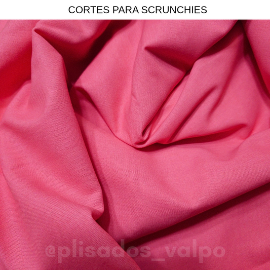 Lino algodón / rosado frutilla