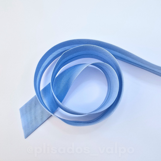 Sesgo 25 mm celeste / 20 mts